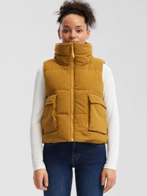 Obrázek produktu Manšestrová outdoorová vesta QS žlutá