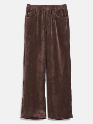 Obrázek produktu Manšestrové kalhoty Baggy / Relaxed Fit / Mid Rise / Wide Leg s.Oliver hnědá
