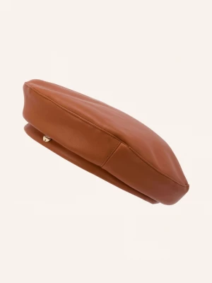 Obrázek produktu Marc Cain Baskická Čepice V Koženém Vzhledu 634 light hazelnut