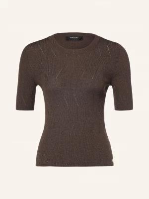 Obrázek produktu Marc Cain Pletené Tričko S Třpytivou Přízí 697 seal brown