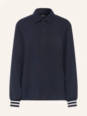 Obrázek produktu Marc Cain Tričko S Límečkem Z Kombinace Materiálů 394 navy