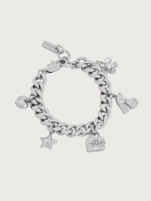 Obrázek produktu MARC JACOBS náramek dámský postříbřený kov MINI ICON stříbrná