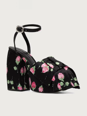 Obrázek produktu MARC JACOBS sandály na sloupku THE BOW PLATFORM HEEL černá