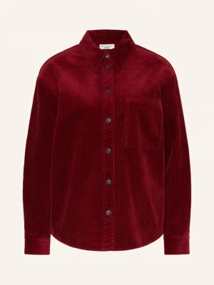 Obrázek produktu Marc O'polo Denim Kordová Košilová Halenka tmavě červená