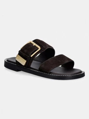 Obrázek produktu Marc O'Polo pantofle dámské semišové Stina 1B hnědá