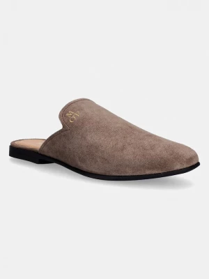 Obrázek produktu Marc O'Polo Semišové pantofle Marc O'Polo Safina 10B hnědá