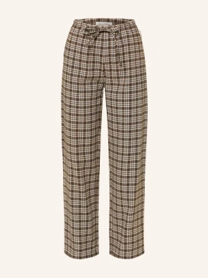 Obrázek produktu Marc O'polo Spací Kalhoty Z Flanelu khaki / krémová / černá