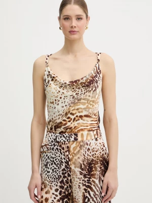 Obrázek produktu Marciano by Guess halenka na ramínka dámská z viskózy GWENDA hnědá
