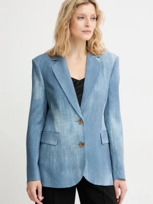 Obrázek produktu Marciano by Guess jednořadé sako dámské z viskózy JEN modrá