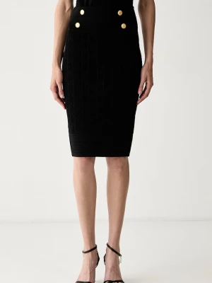 Obrázek produktu Marciano by Guess pouzdrová sukně s viskózou YAMNA černá
