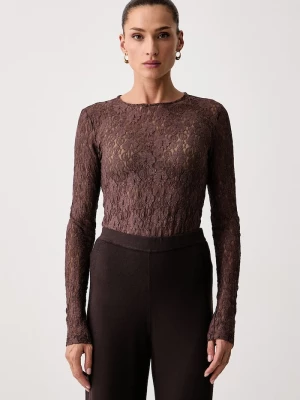 Obrázek produktu Marella halenka dámská krajková Emme by hnědá