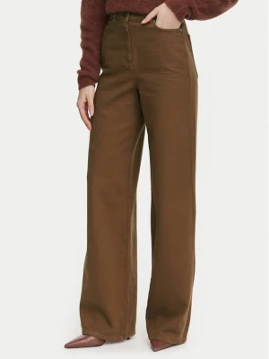 Obrázek produktu Marella Jeansy Zaffo 2623136075 Tmavě hnědá Wide Leg