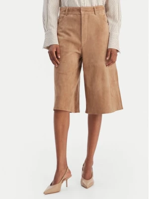 Obrázek produktu Marella Kožené šortky Scoglio 2613431021 Béžová Relaxed Fit