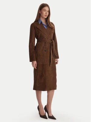 Obrázek produktu Marella Kožený plášť Oblare 2613441091 Hnědá Regular Fit