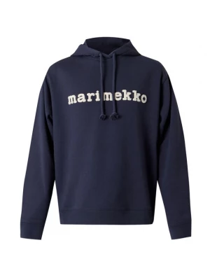 Obrázek produktu Marimekko Mikina 'SKRIPTI' tmavě modrá / bílá
