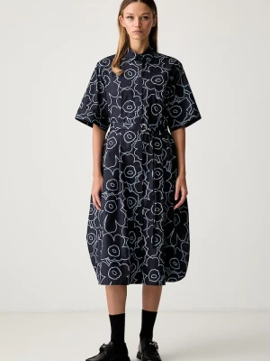 Obrázek produktu Marimekko šaty bavlněné s elastanem námořnická modř