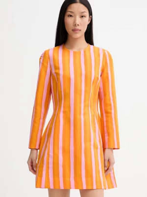 Obrázek produktu Marimekko šaty s příměsí lnu oranžová