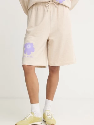 Obrázek produktu Marimekko teplákové šortky dámské bavlněné béžová