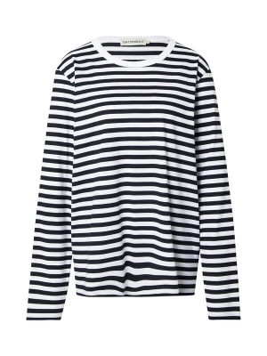 Obrázek produktu Marimekko Tričko 'TASARAITA' marine modrá / bílá
