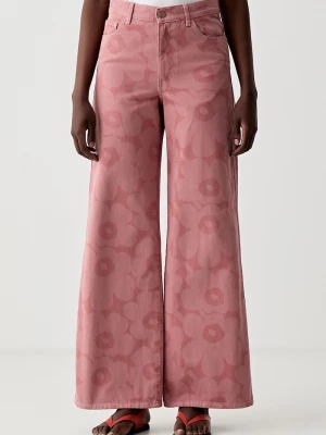 Obrázek produktu Marimekko wide leg džíny dámské růžová