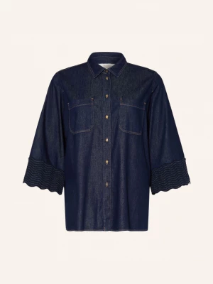 Obrázek produktu Marina Rinaldi Oversized Džínová Halenka Mrsabissi S 3 / 4 Rukávy tmavě modrá