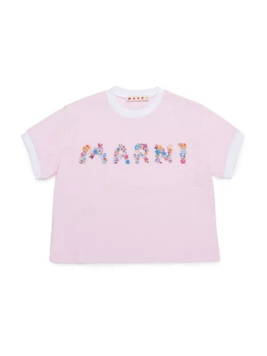 Obrázek produktu Marni Tričko modrá / oranžová / růžová / bílá