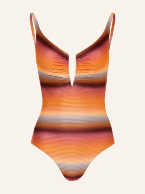 Obrázek produktu Maryan Mehlhorn Plavky Sundrenched S Třpytivou Přízí oranžová / světle červená / tmavě červená