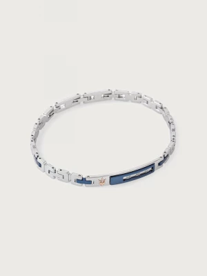 Obrázek produktu MASERATI náramek pánský DIAMONDS stříbrná