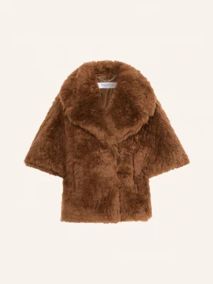 Obrázek produktu Max Mara Cape Accorta Z Umělé Kožešiny S 3 / 4 Rukávy hnědá