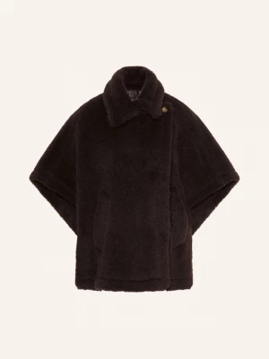 Obrázek produktu Max Mara Cape Z Umělé Kožešiny tebe1 S Alpakou tmavě hnědá