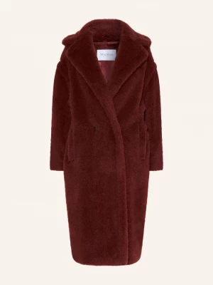 Obrázek produktu Max Mara Kabát Z Teddy Kožešiny Tedgirl S Alpakou tmavě červená