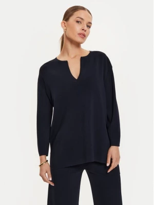 Obrázek produktu Max Mara Leisure Halenka Sottile 24263660 Tmavomodrá Relaxed Fit