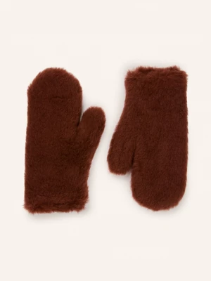 Obrázek produktu Max Mara Palčáky Ombrato S Kašmírem tmavě červená