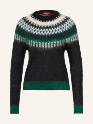 Obrázek produktu Max Mara Studio Svetry Glassa S Mohérem černá / tmavě zelená / bílá