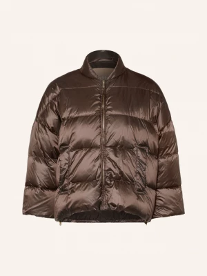 Obrázek produktu Max Mara The Cube Péřová Bunda Meringa S 3 / 4 Rukávy tmavě hnědá
