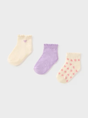 Obrázek produktu Mayoral Dětské ponožky Mayoral 3-pack fialová