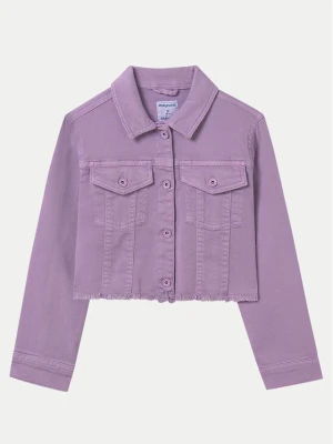 Obrázek produktu Mayoral Jeansová bunda 6406 Fialová Regular Fit