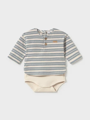 Obrázek produktu Mayoral Newborn body kojenecké s bavlnou modrá