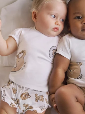 Obrázek produktu Mayoral Newborn Dětská bavlněná souprava béžová