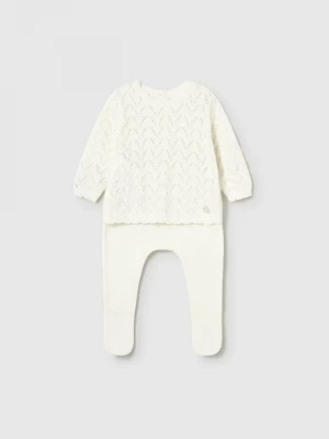 Obrázek produktu Mayoral Newborn Dětská bavlněná souprava Mayoral Newborn béžová