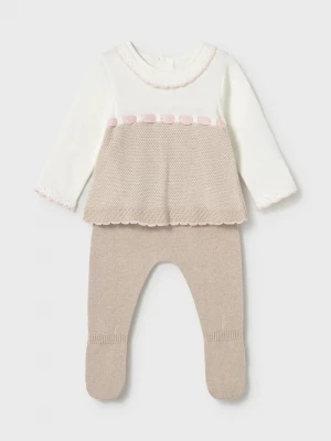 Obrázek produktu Mayoral Newborn Dětská bavlněná souprava Mayoral Newborn béžová