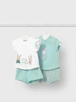 Obrázek produktu Mayoral Newborn Dětská bavlněná souprava modrá