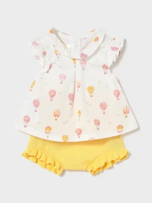 Obrázek produktu Mayoral Newborn Dětská bavlněná souprava Mayoral Newborn žlutá