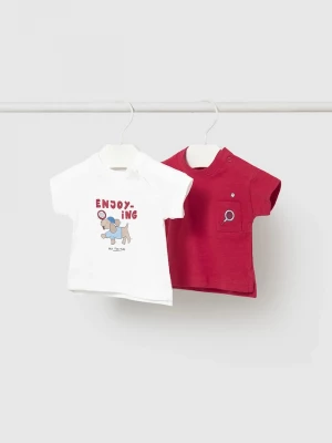 Obrázek produktu Mayoral Newborn Dětské bavlněné tričko Mayoral Newborn 2-pack červená