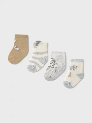 Obrázek produktu Mayoral Newborn Dětské ponožky Mayoral Newborn 4-pack béžová