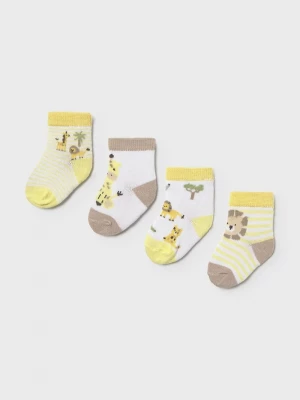Obrázek produktu Mayoral Newborn Dětské ponožky Mayoral Newborn 4-pack žlutá