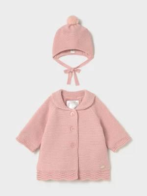 Obrázek produktu Mayoral Newborn kabát kojenecký s bavlnou růžová