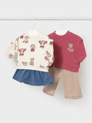 Obrázek produktu Mayoral Newborn každodenní set kojenecký bavlněný s elastanem červená