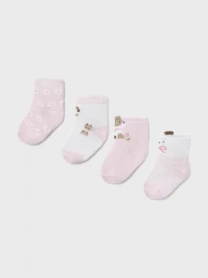 Obrázek produktu Mayoral Newborn Kojenecké ponožky Mayoral Newborn 4-pack růžová