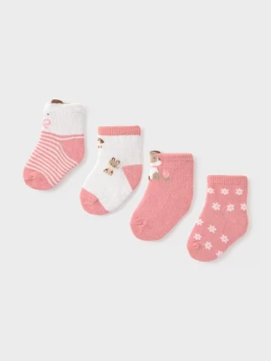 Obrázek produktu Mayoral Newborn Kojenecké ponožky Mayoral Newborn 4-pack růžová